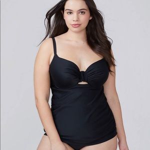 Lane Bryant Swim - NWOT Lane Bryant keyhole tankini 44DDD Lane Bryant Swim - NWOT Lane Bryant keyhole tankini 44DDD